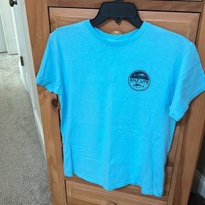 Salt Life t-shirt; vibrant blue color